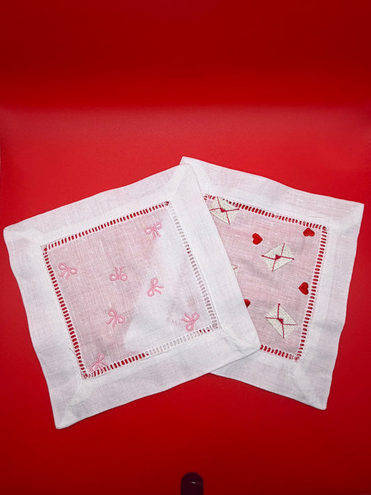 Valentine's Cocktail Napkins